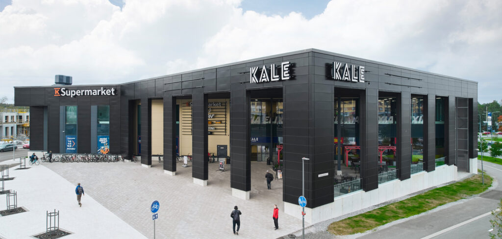 Kauppakeskus Kale Julkisivuverhoukset